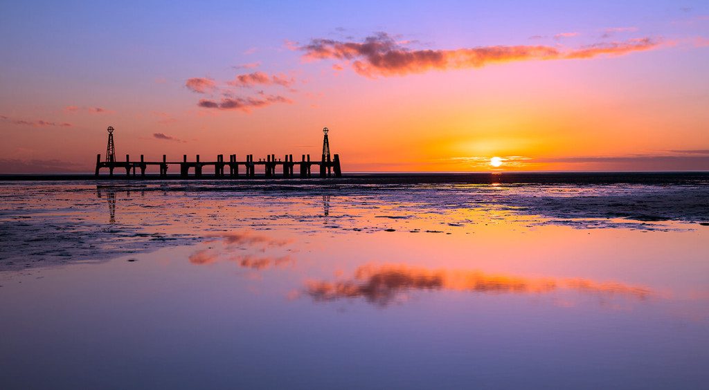 St Annes Pier and Beach by Phil Downie