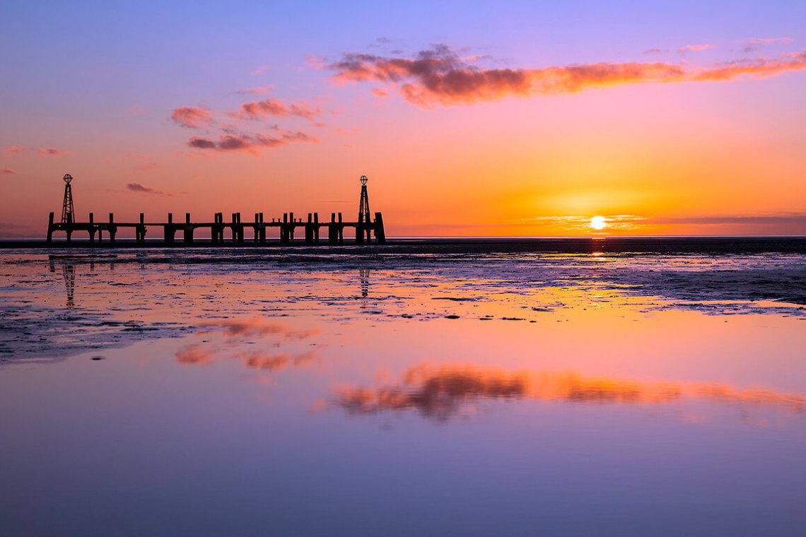 St Annes Pier and Beach by Phil Downie