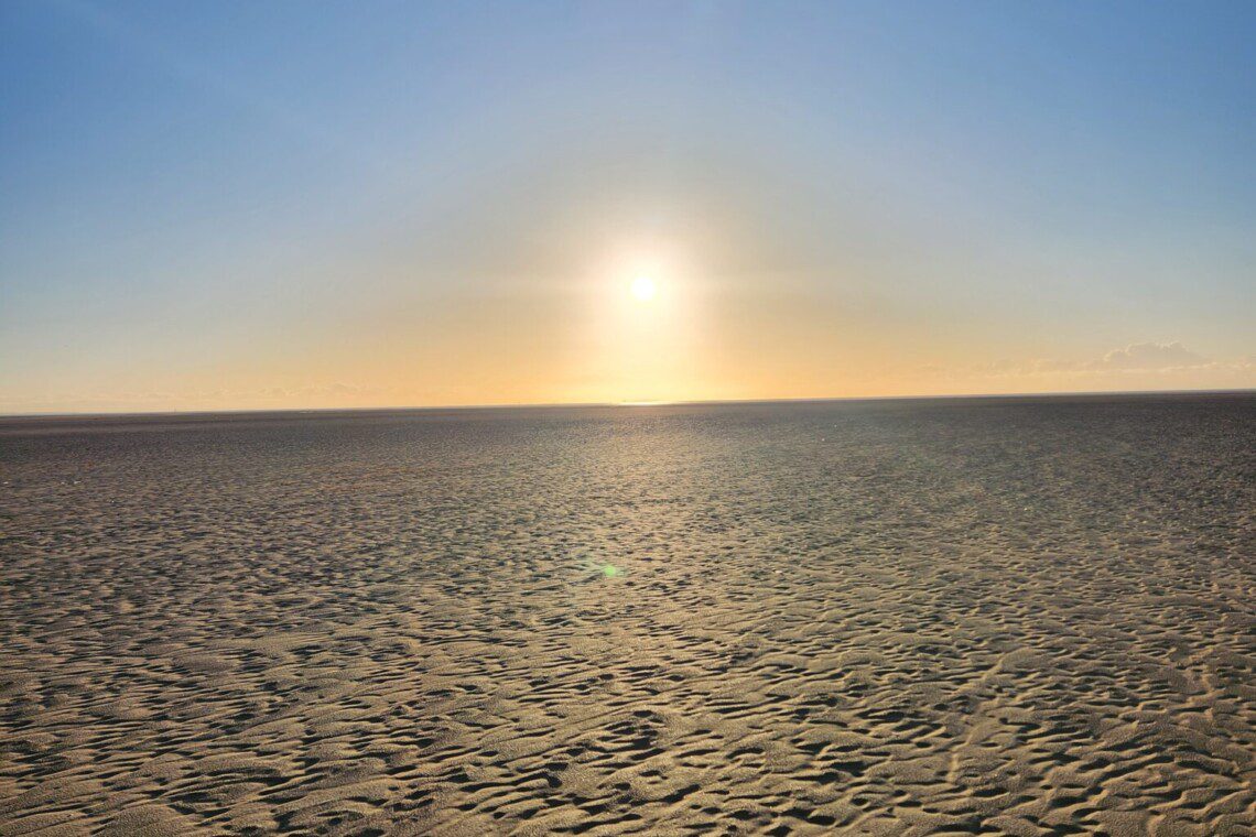 Sunset St Annes Beach
