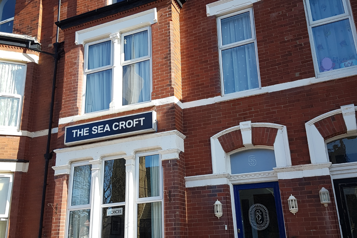 The Sea Croft Frontage in Spring