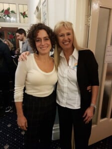 Georgina with Alex Polizzi Georgina & Alex Polizzi